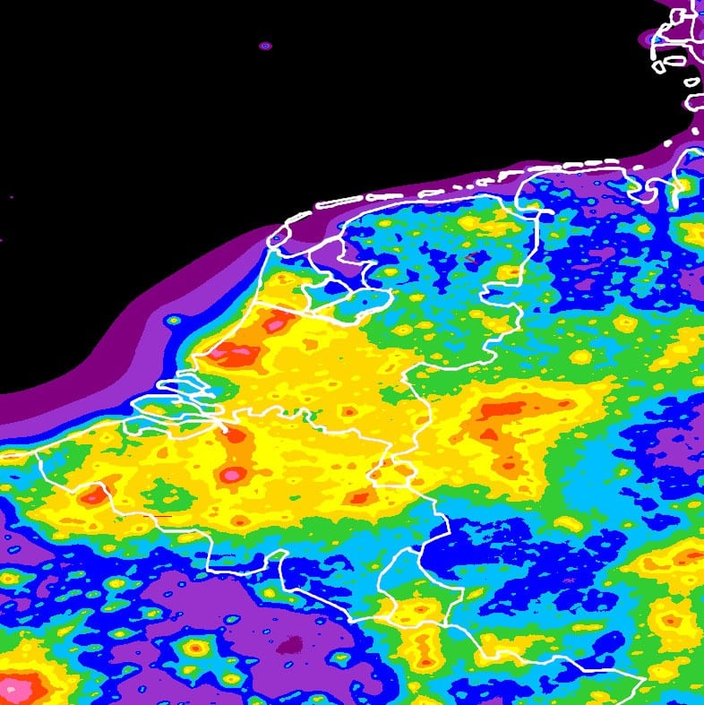 nederland map licht -Psilocybine therapie in Nederland