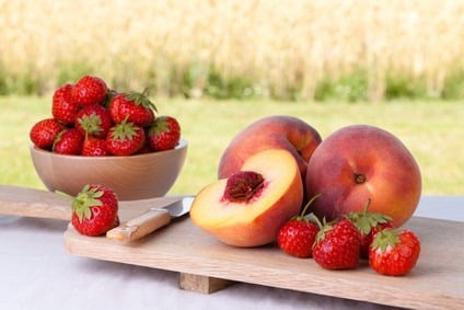 Erdbeerpfirsich – Dank Fisetin bleiben Sie länger jung