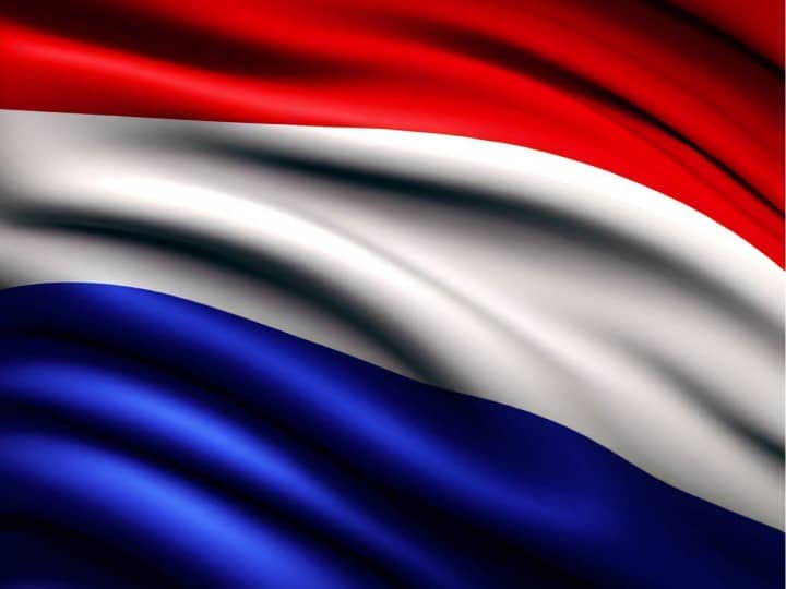 Nederlandse vlag wapperen