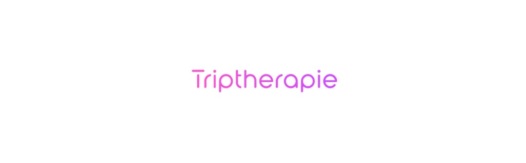 Trip Therapy-Logotext groß und breit – Trip Therapy ist Redner beim Trimbos Harm Reduction Congress