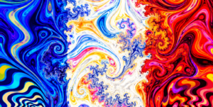 psychedelic flag french